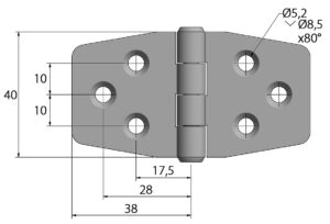 DOOR HINGE 40x76mm 7 9516003012m fullhd jpg