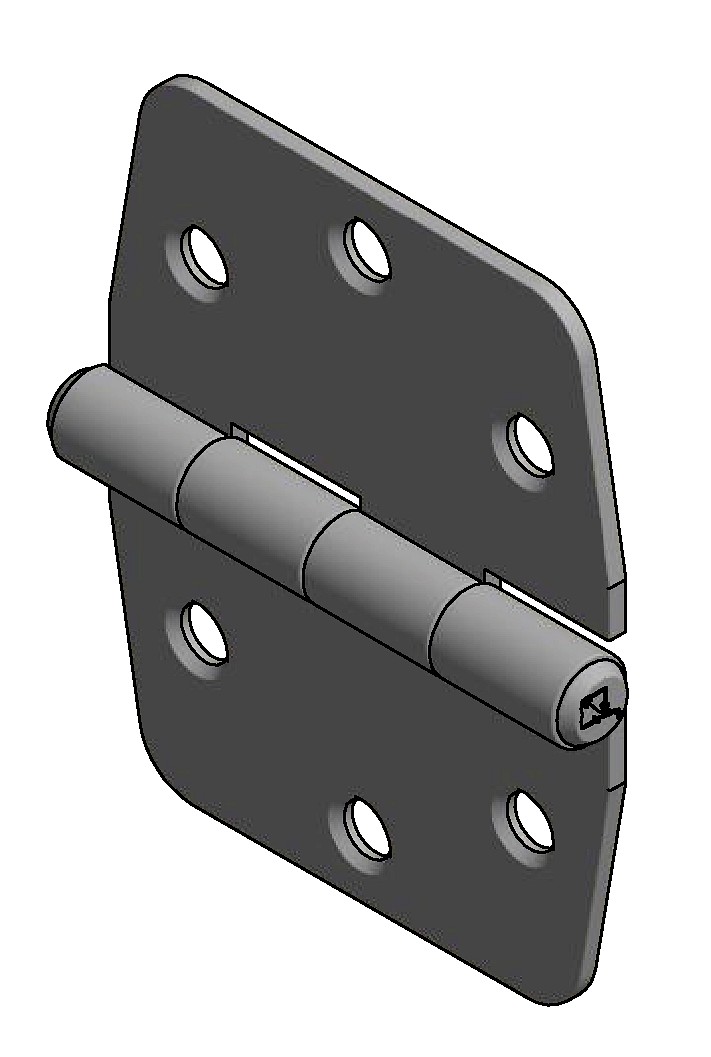 HINGE 60x74MM 2 HINGE 60x74MM - Image 2