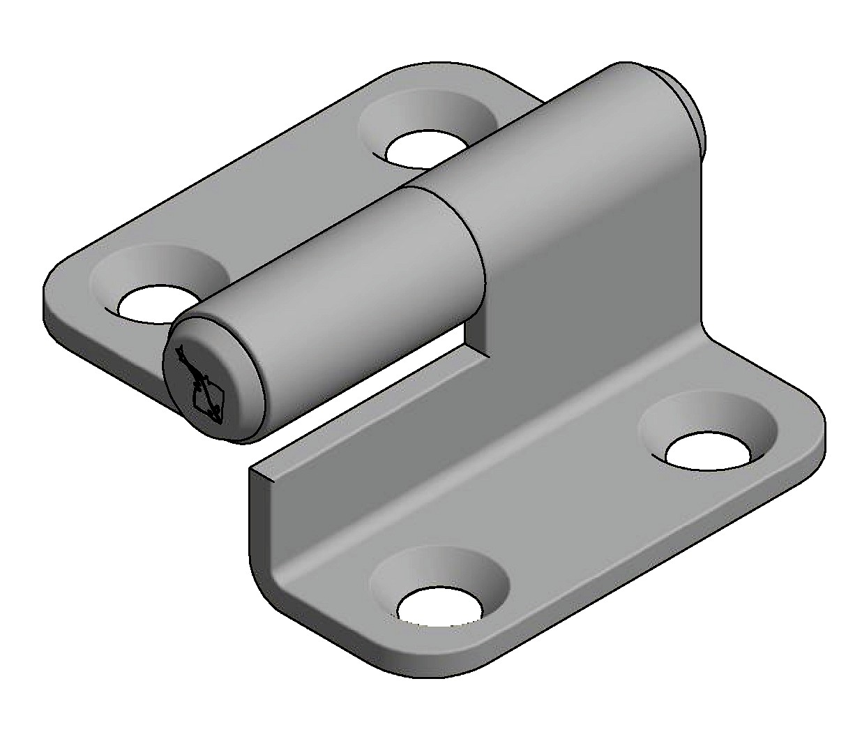 LIFTING HINGE 36x37mm, LEFT 2 LIFTING HINGE 36x37mm, LEFT - Image 2