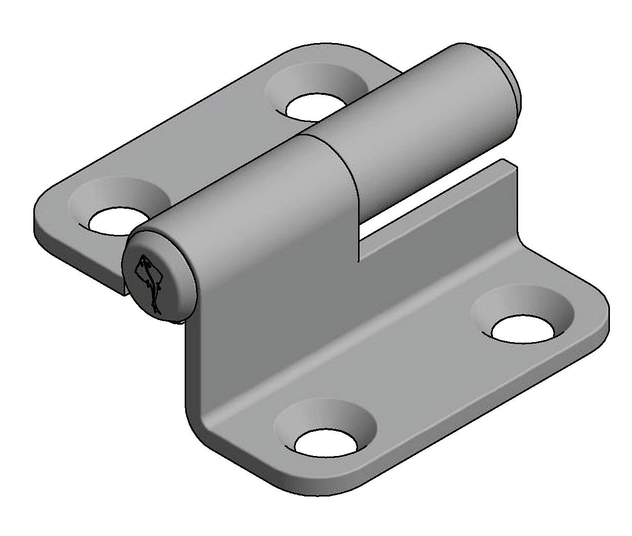 LIFTING HINGE 36x37mm, RIGHT 2 LIFTING HINGE 36x37mm, RIGHT - Image 2