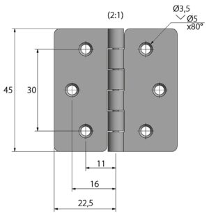 HINGE 45x45MM 5 9516003072m fullhd jpg
