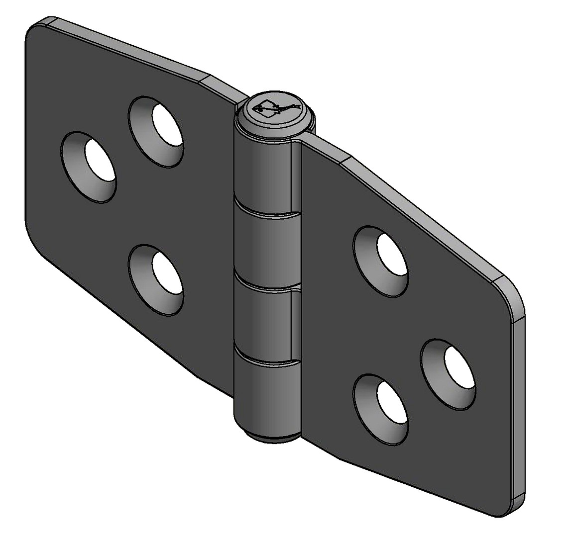 HINGE 40x76mm 2 HINGE 40x76mm - Image 2