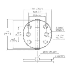 BUTTERFLY HINGE 66.2x66.6MM 5 9516003826m fullhd jpg