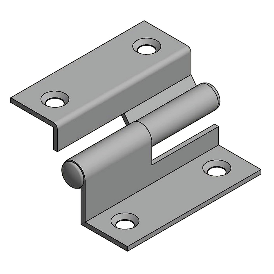 LIFTING HINGE 40x35mm LEFT STAINLESS STEEL 2 LIFTING HINGE 40x35mm LEFT STAINLESS STEEL - Image 2