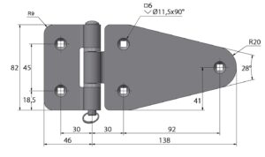 HINGE 82x184MM 5 9516006020m fullhd jpg