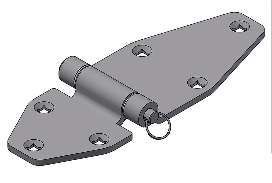 HINGE 65x188MM 2 HINGE 65x188MM - Image 2