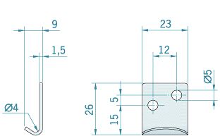 COUNTERPIECE FOR BONE TENSIONER 2 COUNTERPIECE FOR BONE TENSIONER - Image 2