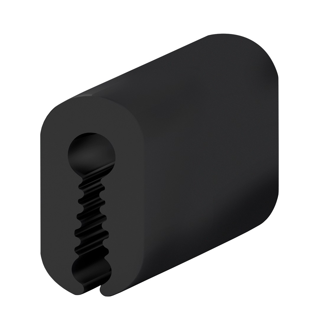 CRASH BAR PVC 25M/ROLL BLACK 1 CRASH BAR PVC 25M/ROLL BLACK