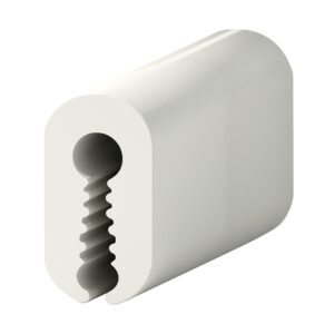 CRASH BAR PVC 25M/ROLL WHITE