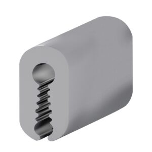 CRASH BAR PVC 25M/ROLL GREY
