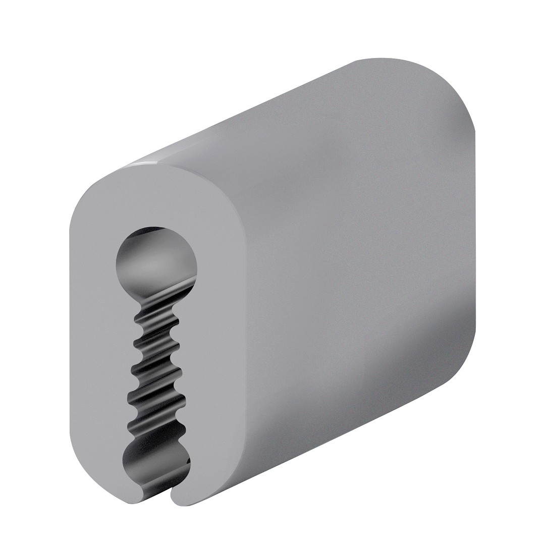 CRASH BAR PVC 25M/ROLL GREY 1 CRASH BAR PVC 25M/ROLL GREY