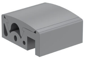 CRASH BAR QBE 90MM, GREY, 24M