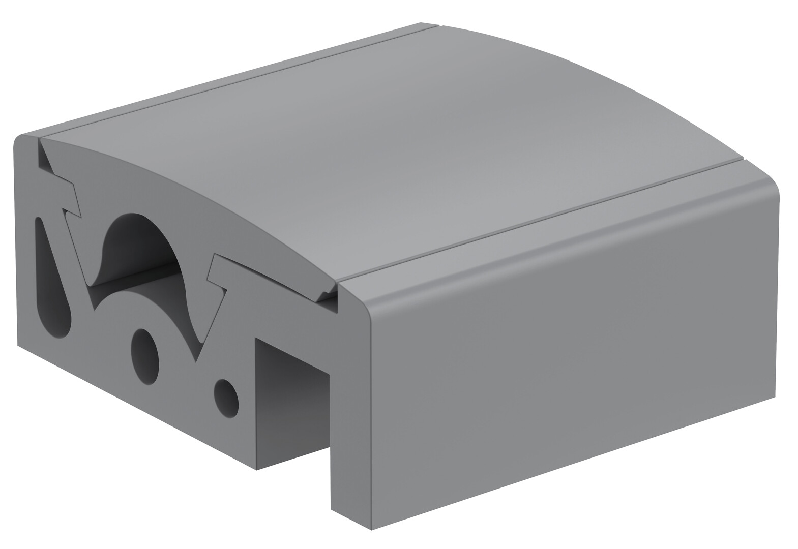 CRASH BAR QBE 90MM, GREY, 24M 1 CRASH BAR QBE 90MM, GREY, 24M