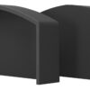 END PIECE FOR QBE 90MM CURTAIN, BLACK 9 9516019241 fullhd