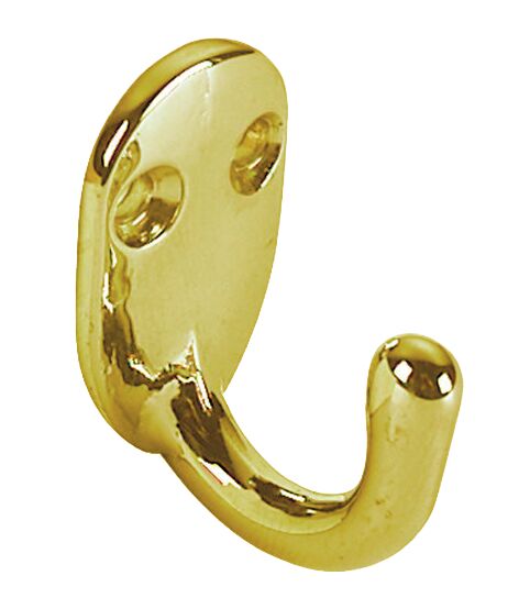BRASS COAT HOOK 1 BRASS COAT HOOK