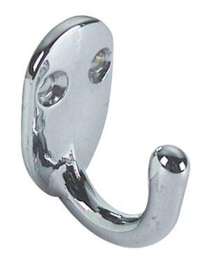 CHROME-PLATED COAT HOOK