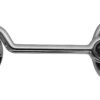 DOOR HOOK 75MM CHROME