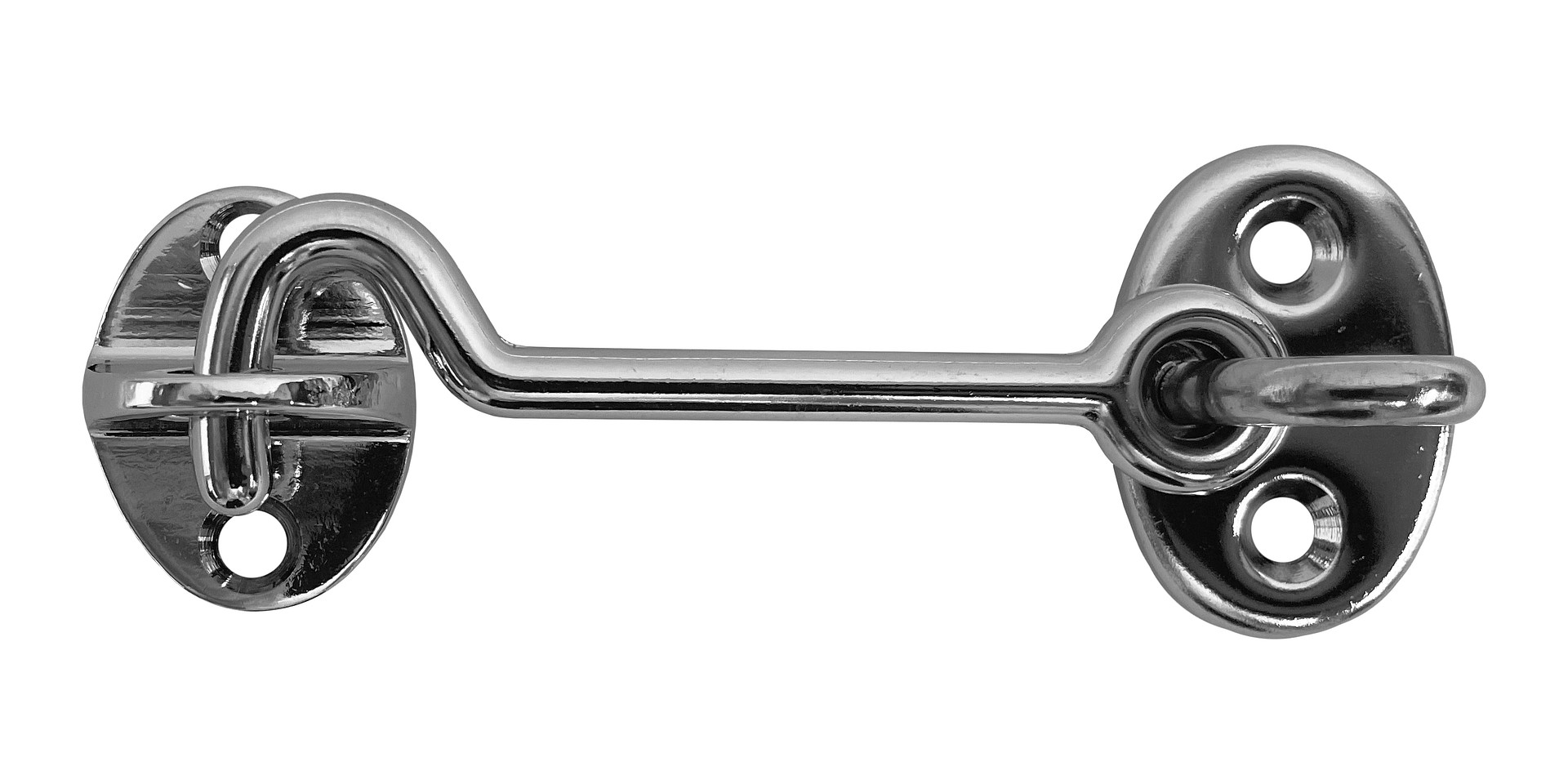 DOOR HOOK 75MM CHROME 1 DOOR HOOK 75MM CHROME