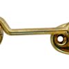 DOOR HOOK BRASS 75MM