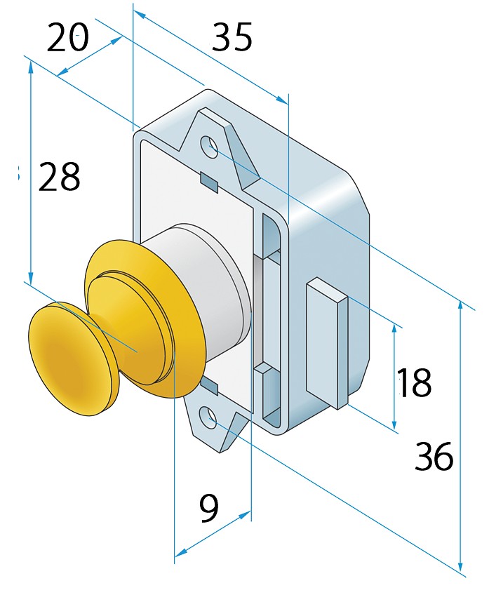 LOCK LATCH LOCK HOUSING 4 LOCK LATCH LOCK HOUSING - Image 4