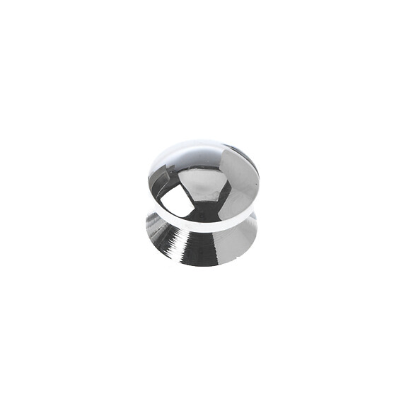 LATCH PUSH BUTTON, CHROME-PLATED BRASS 1 LATCH PUSH BUTTON, CHROME-PLATED BRASS