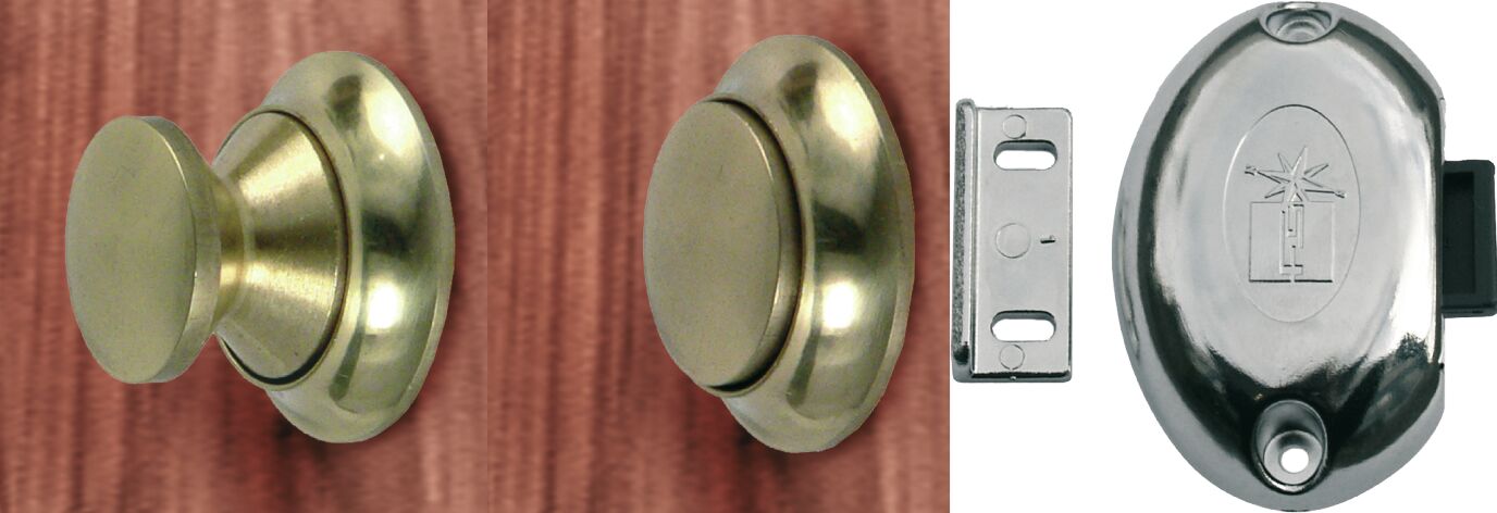 PUSH BUTTON FOR CABINET, CHROME PLATED 13MM 1 PUSH BUTTON FOR CABINET, CHROME PLATED 13MM