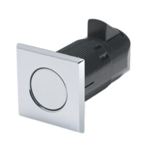 LOCKER LOCK, SQUARE, CHROME/SATIN