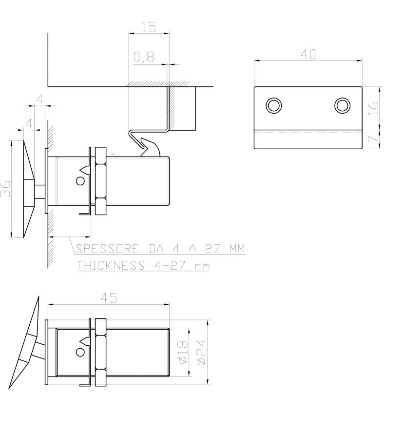 LOCKING LATCH 3 LOCKING LATCH - Image 3
