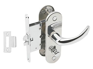 TOILET AND INTERIOR DOOR LOCK, MOULDED 1 TOILET AND INTERIOR DOOR LOCK, MOULDED