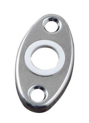 PLATE CHROME PLATED, OVAL