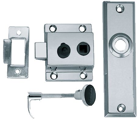 TOILET LOCK CHROME 1 TOILET LOCK CHROME