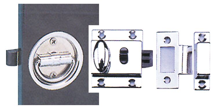LOCK FOR TOILET CHROME 1 LOCK FOR TOILET CHROME