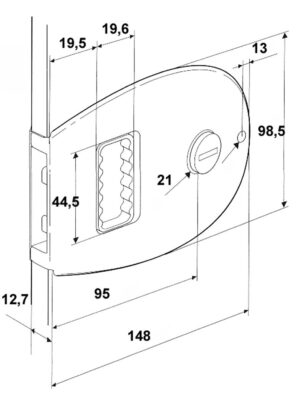 LOCK M/S FLUSH OVAL 4 9516032310a fullhd