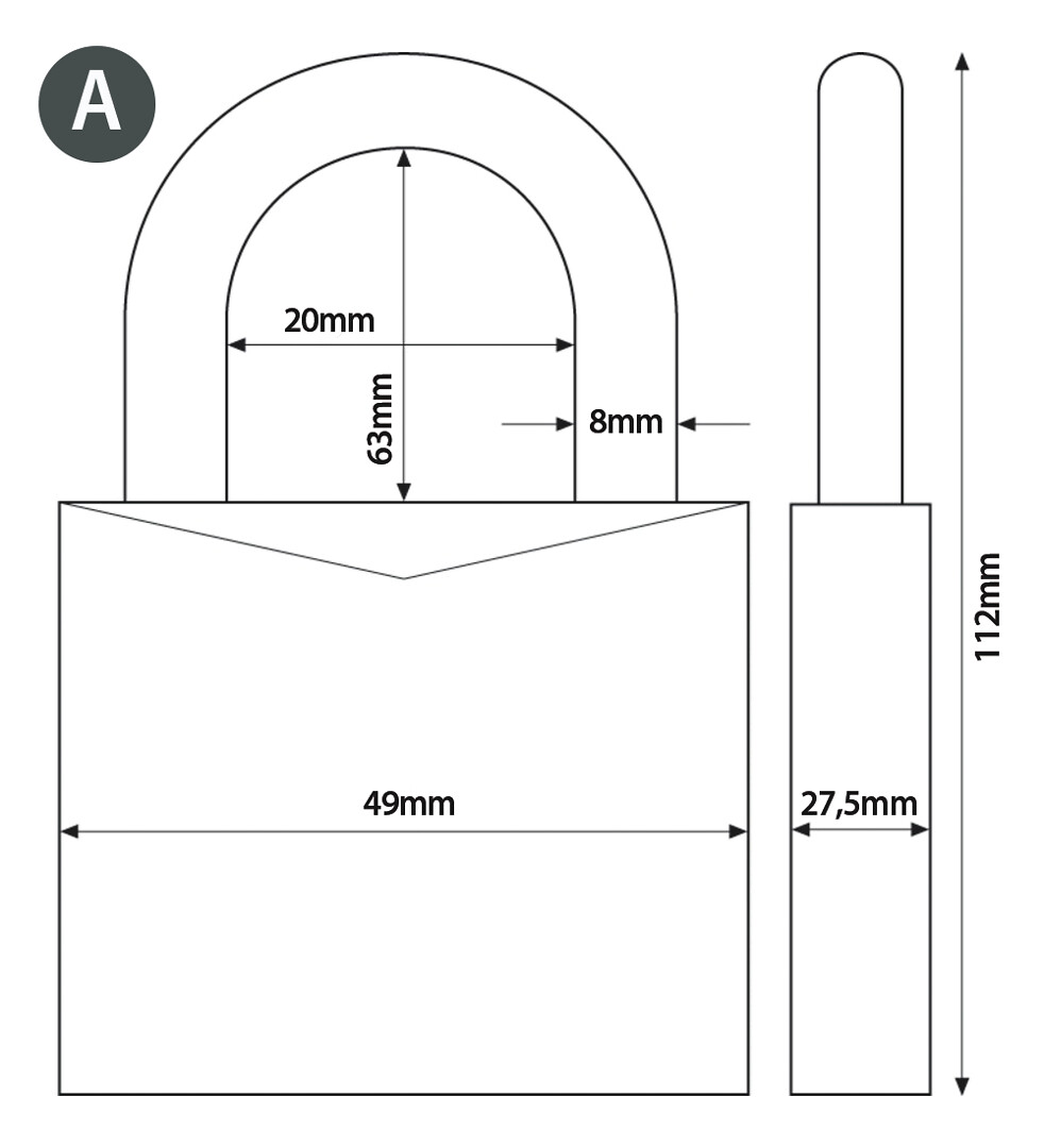 ABUS 70IB PADLOCK SET 2 ABUS 70IB PADLOCK SET - Image 2