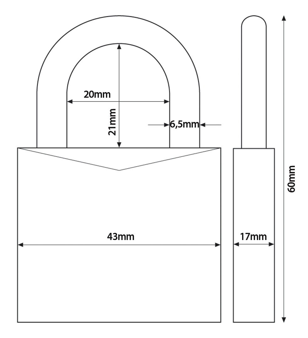 PADLOCK SET 2PCS 3 PADLOCK SET 2PCS - Image 3