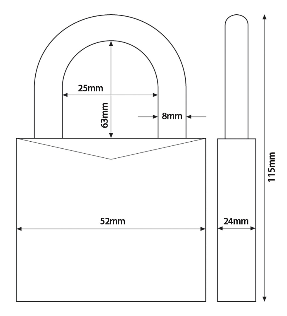 ABUS 180IB COMBINATION PADLOCK 3 ABUS 180IB COMBINATION PADLOCK - Image 3