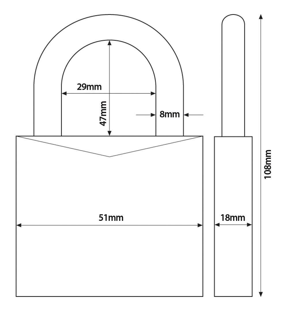 ABUS 160 COMBINATION PADLOCK 2 ABUS 160 COMBINATION PADLOCK - Image 2