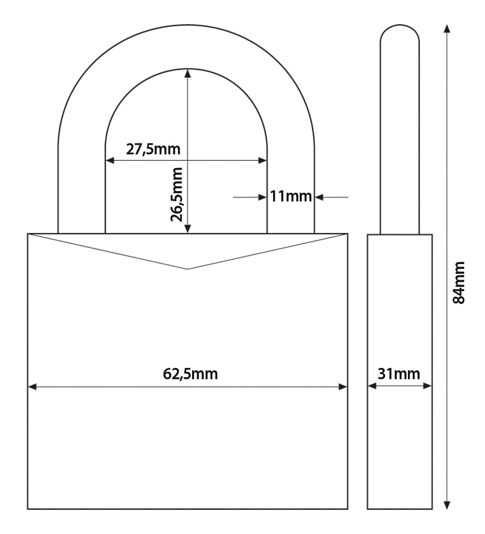 ABUS PADLOCK SEA & SNOW 2 ABUS PADLOCK SEA & SNOW - Image 2