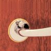 MCCOY DOOR LOCK CHROME, RIGHT OUT/LEFT IN
