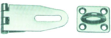STAINLESS STEEL LATCH 30X70MM 1 STAINLESS STEEL LATCH 30X70MM