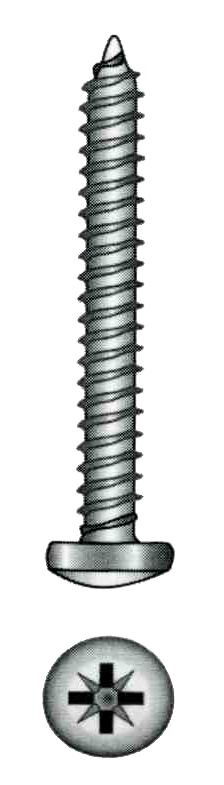 TAPPING SCREW CYLINDER HEAD 2.9X9.5MM