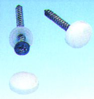 WHITE SCREW COVER PLATE 4.8-6.0MM 1 WHITE SCREW COVER PLATE 4.8-6.0MM