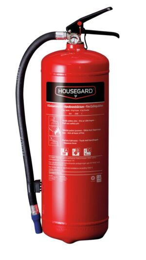 POWDER EXTINGUISHER 6 KG HOUSEGARD