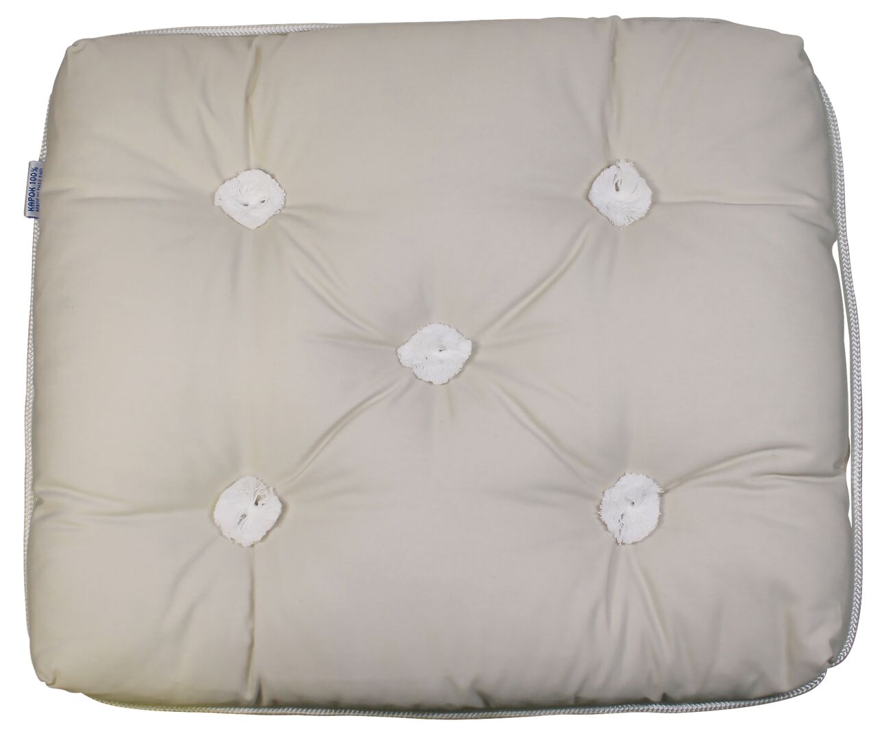 BOAT CUSHION, 1-PIECE, BEIGE 1 BOAT CUSHION, 1-PIECE, BEIGE