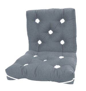 BOAT CUSHION, 2-PIECE, GREY