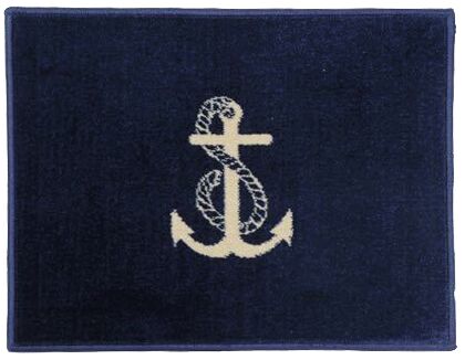 CARPET WITH ANCHOR PATTERN 60x40CM 1 CARPET WITH ANCHOR PATTERN 60x40CM
