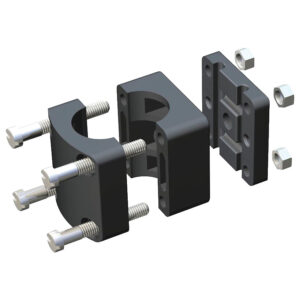RAIL MOUNT FOR 22mm PIPE