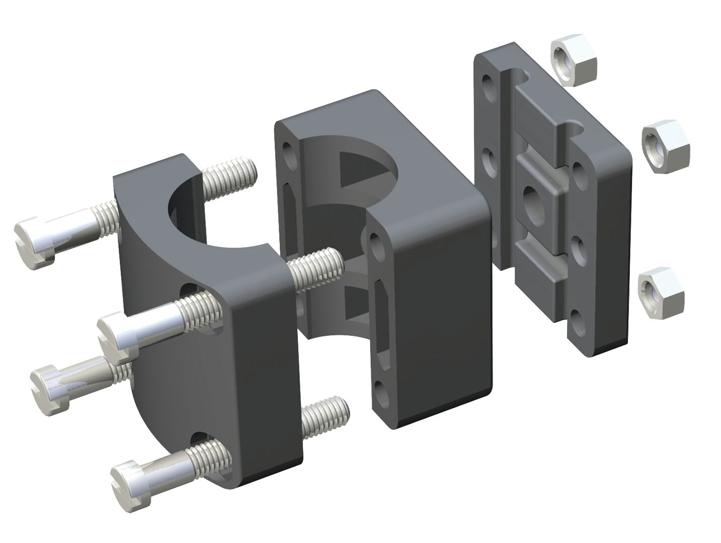 RAIL MOUNT FOR 32mm PIPE 1 RAIL MOUNT FOR 32mm PIPE
