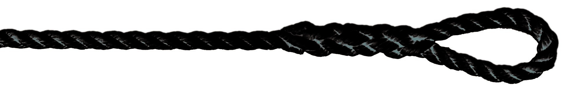 ROPE FENDERLINE 6MM/1.5M BLACK 1 ROPE FENDERLINE 6MM/1.5M BLACK
