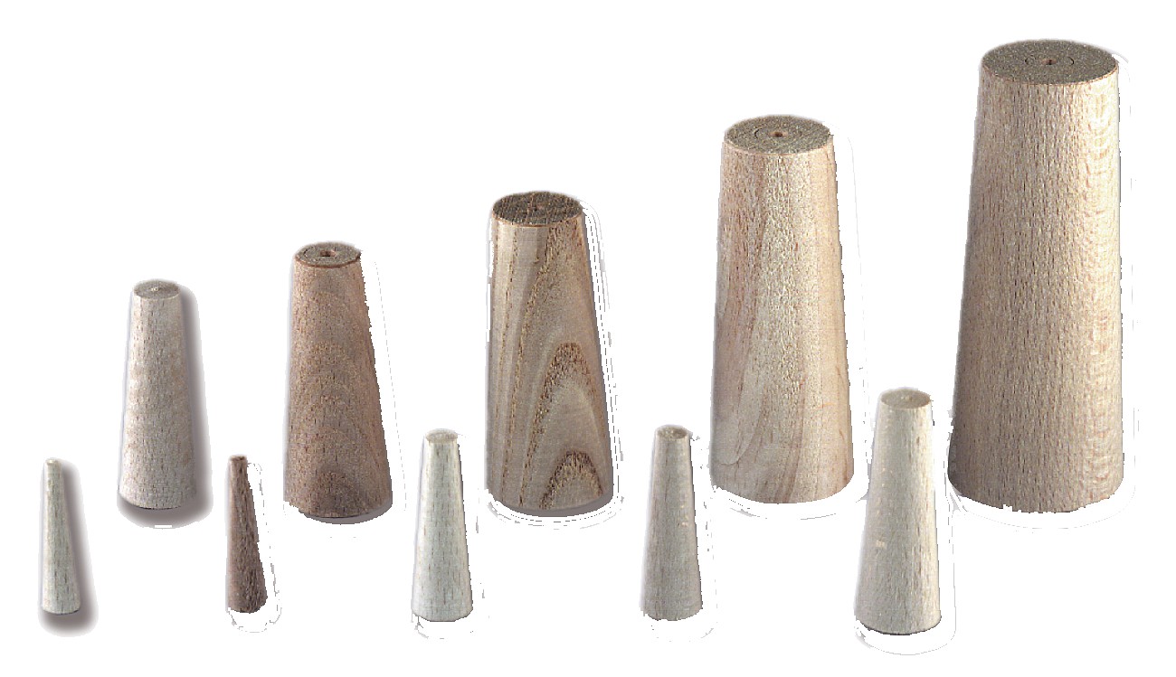 WOODEN DOW SET, TAPERED 1 WOODEN DOW SET, TAPERED